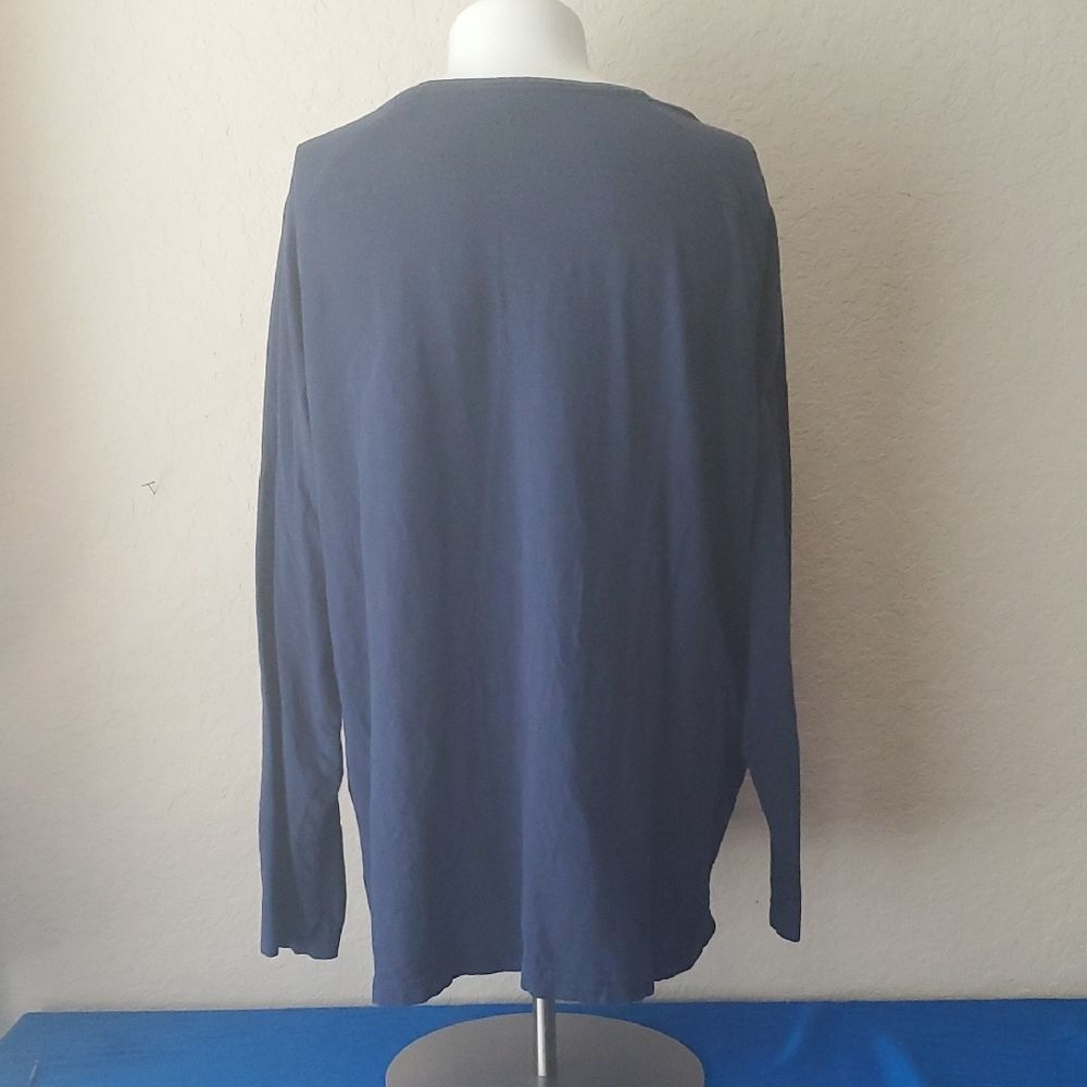 Magellan Outdoors Men's MagShield Long Sleeve Henley Blue Size XL-Adventure Gear - Picture 4 of 7